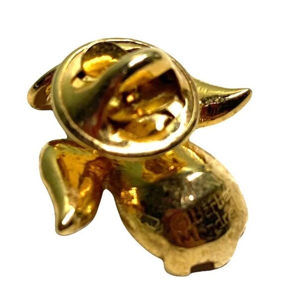 Vintage Barbara Mandrell Angel with Clear Rhinestones Pin Brooch - Picture 3 of 4